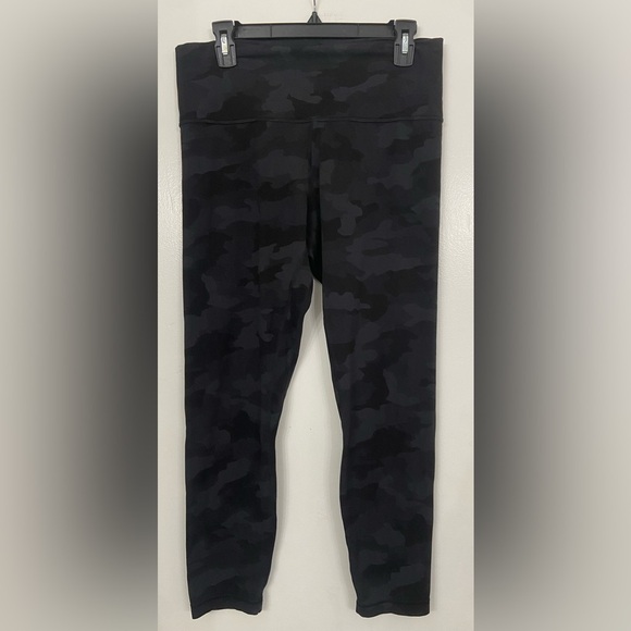 Lululemon Align Pant II Heritage 365 Camo Deep Coal Multi Size 12 - Picture 5 of 8